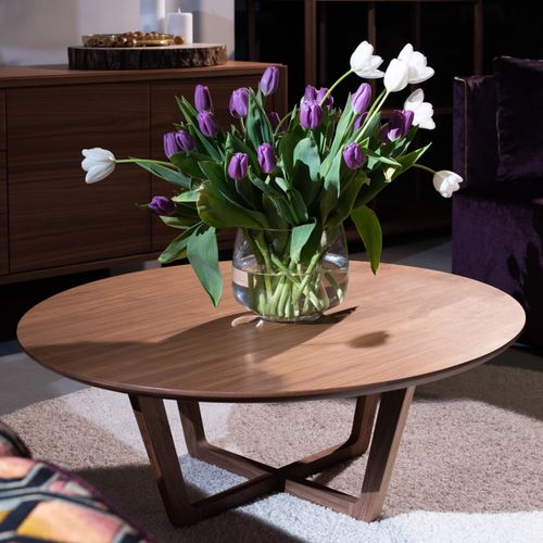 Tavolino basso in stile scandinavo - AMARANTH - Ziemann Home Design - in noce / in frassino / in quercia naturale