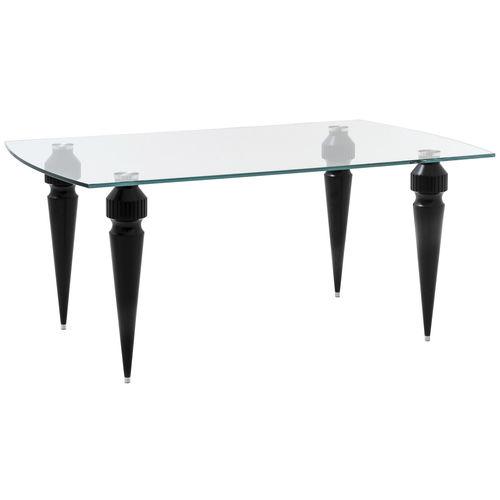 Tavolo contemporaneo - ACUS - Ziemann Home Design - in vetro temprato / con supporto in metallo / con supporto in legno