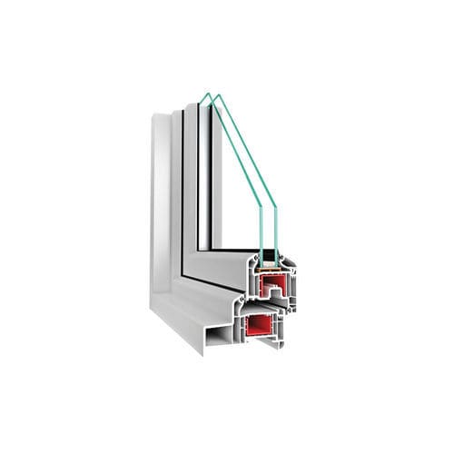 Profilato per finestra in PVC - Maxi Riviera - ASAŞ Veratec - termoisolante / acustico / a prova di vento