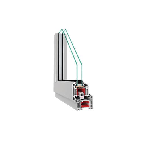 Profilato per finestra in PVC - Maxi Majestic - ASAŞ Veratec - termoisolante / acustico / a tenuta stagna