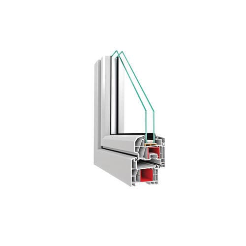 Profilato per finestra in PVC - Elegans 70 - ASAŞ Veratec - termoisolante / acustico / a tenuta stagna