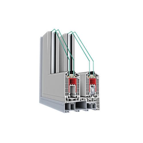 Profilato per porte in PVC - Hebe Schiebe - ASAŞ Veratec - termoisolante / acustico / a prova di vento