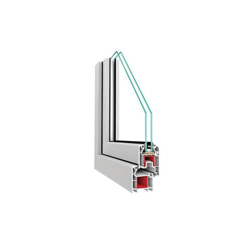 Profilato per finestra in PVC - Spring 52 - ASAŞ Veratec - termoisolante / acustico