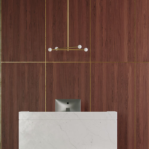 Pannello acustico per soffitto - TIMBER™ - AUTEX ACOUSTICS - per muro / in fibra di poliestere / rettangolare
