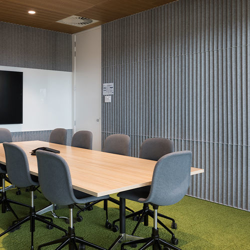 Pannello acustico per soffitto - CUBE™ - AUTEX ACOUSTICS - per muro / in tessuto / rettangolare