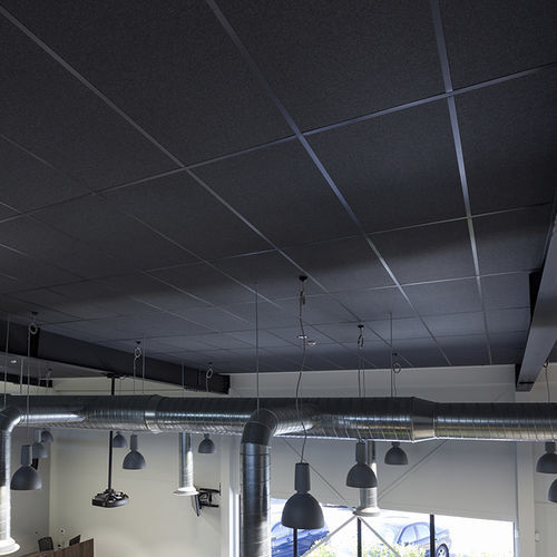 Controsoffitto in PET - ACCENT - AUTEX ACOUSTICS - a quadrotte / in pannelli / per ufficio