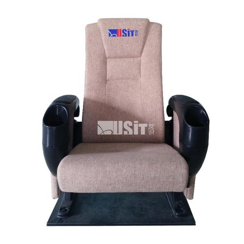 Poltrona per cinema in acciaio - UA-638 - Usit Seating - in polipropilene / contract / beige