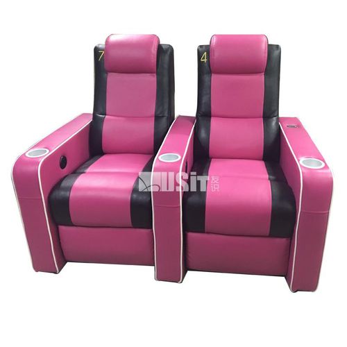 Poltrona per cinema in pelle - UV-836B - Usit Seating - in poliuretano / home cinema / contract