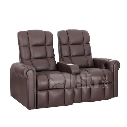 Poltrona relax contemporanea - UV-822A - Usit Seating - in pelle / con poggiapiedi / reclinabile