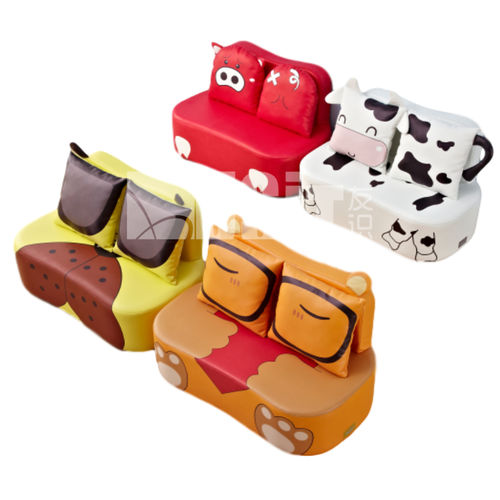 Divano contemporaneo - UV-7003 - Usit Seating - in PVC / per bambini / bianco