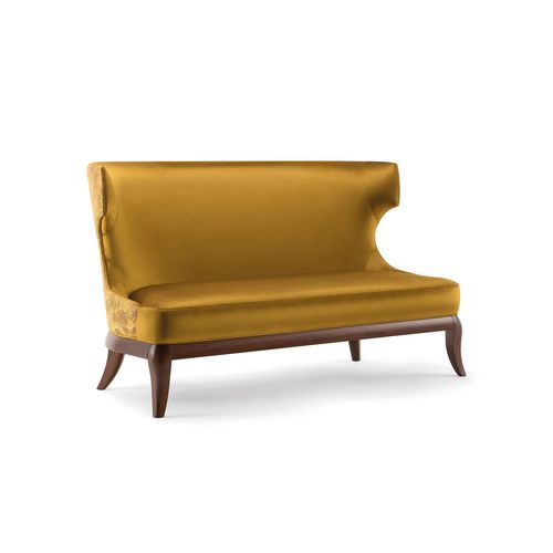 Divano classico - ROSE 066 D - TIROLO SRL - in tessuto / a schienale alto / personalizzabile