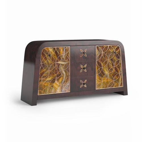 Armadio Art Deco - MARRAKECH CLASSIC - Thomas Mucha - in legno tinto / in vetro / in bronzo