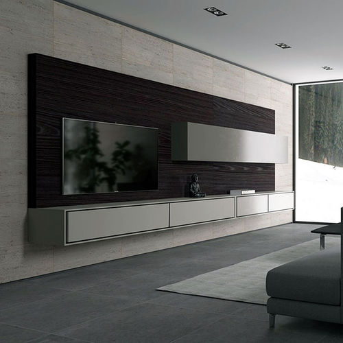 Parete attrezzata TV contemporaneo - MODE MDC20 - ITALIANELEMENTS - in rovere / in MDF laccato / modulare