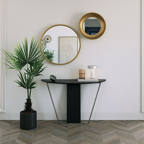 Consolle contemporanea - INGRID - ITALIANELEMENTS - impiallacciata in legno / in MDF / in MDF laccato