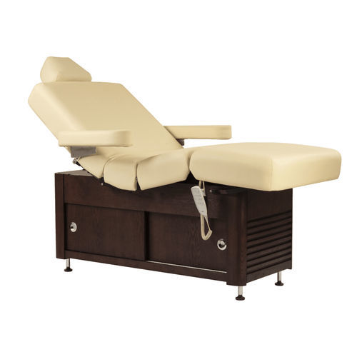 Lettino per massaggi elettrico - Maharaja - Esthetica Spa and Salon Resources Private Limited - in PU / in acciaio inossidabile / in espanso
