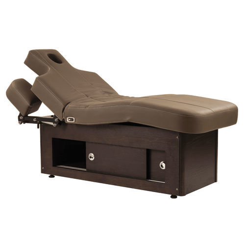Lettino per massaggi elettrico - Raman - Esthetica Spa and Salon Resources Private Limited - in espanso / in legno / con contenitore