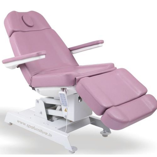 Poltrona medica in cuoietto - Mridul Derma - Esthetica Spa and Salon Resources Private Limited - ad altezza regolabile / inclinabile / con poggiagambe