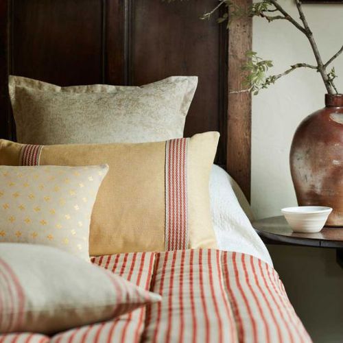 Tessuto da tappezzeria - WINIFRED'S  - IAN MANKIN - a righe / in lino / decorativo