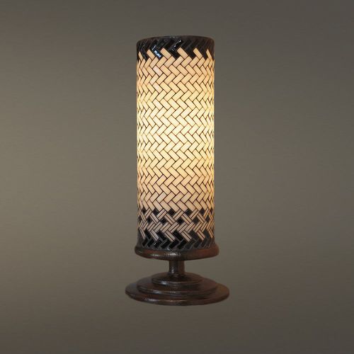 Lampada da tavolo - CYLINDER - Hilliard - in bronzo / in vetro / classica