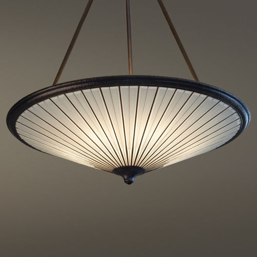 Lampada a sospensione - PARASOL - Hilliard - in bronzo / in vetro / Transizione