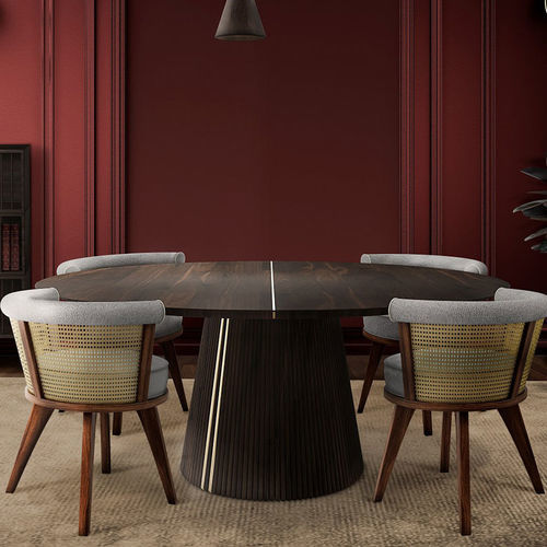 Sedia da pranzo classica - George - WOOD TAILORS CLUB - da interno / in lino / in frassino