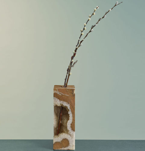 Vaso contemporaneo - PEDRA 99,6 - NOMA Editions - in pietra / per uso contract