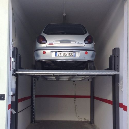 Elevatore per auto idraulico - ACO-4 - Carmec - per esterni / da interno