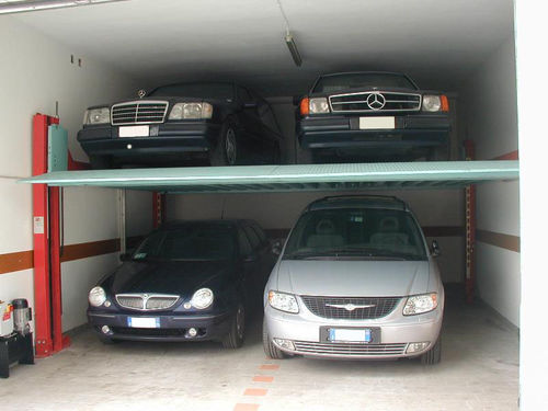 Elevatore per auto idraulico - ACO-4D - Carmec - per esterni / da interno