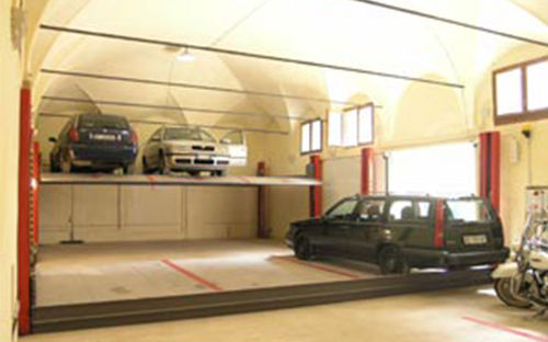 Elevatore per auto idraulico - ACO-4T - Carmec - per esterni / da interno / a colonna