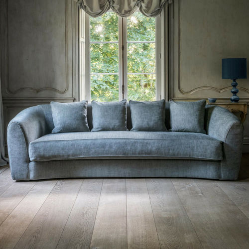 Divano contemporaneo - XAVIERA  - Defleure Home Collection - in tessuto / in pelle / con rivestimento rimovibile