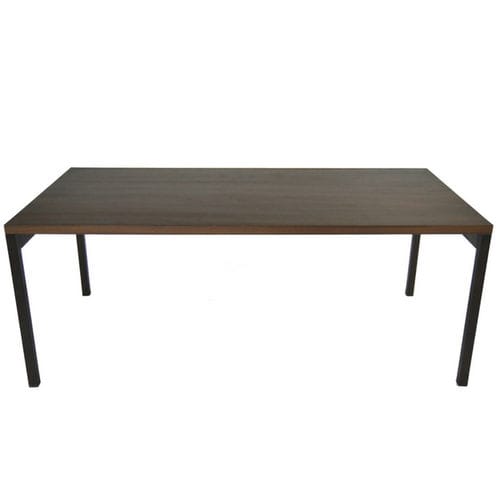 Tavolo contemporaneo - ALDRICK TABLE AND SIDE TABLE - Defleure Home Collection - in rovere / in wengé / con supporto in quercia