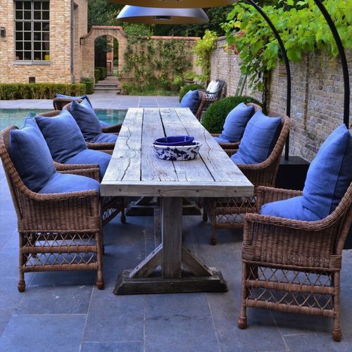 Sedia contemporanea - MIMI CHAIR - Defleure Home Collection - da esterno / da interno / in rattan