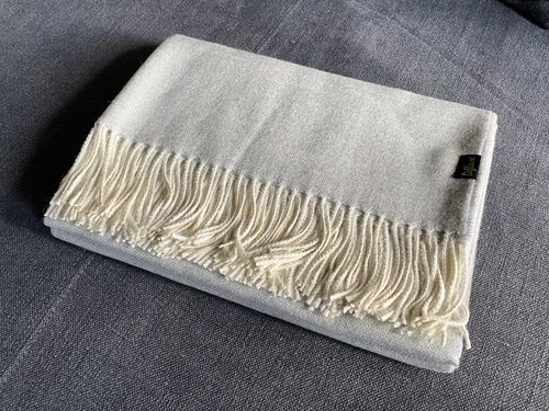 Plaid in lana - ALPACA THROWS - CUSHIONS - SHAWLS - Defleure Home Collection - in lino