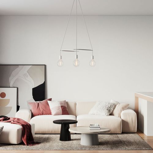 Lampadario contemporaneo - FALL CAGE GLOBE - Creative cables - in metallo / in plastica / con 4 punti luce