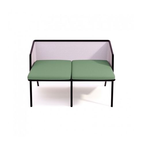 Divano contemporaneo - DEVEXUS  - Trackdesign - in tessuto / con braccioli / verde