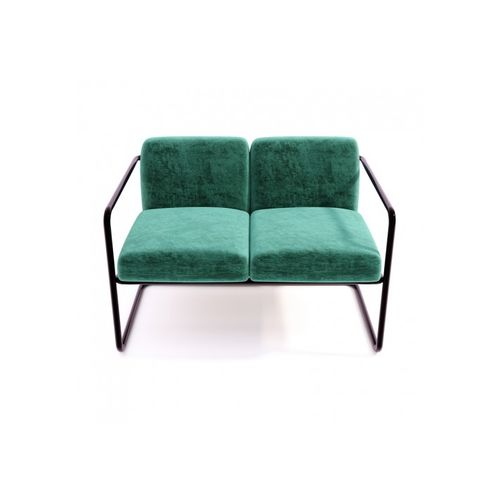 Divano contemporaneo - TERES  - Trackdesign - in tessuto / con braccioli / verde