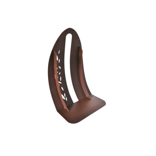 Rastrelliera per biciclette a pavimento - NATURA  - Trackdesign - da interno / in acciaio COR-TEN® / professionale