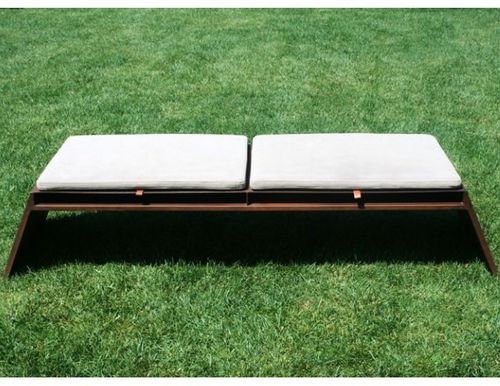 Panca da giardino contemporanea - LILA - Trackdesign - in acciaio COR-TEN® / senza schienale / senza braccioli