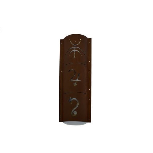Applique contemporanea - ITRIA_009 - Trackdesign - da interno / in corten / fissa