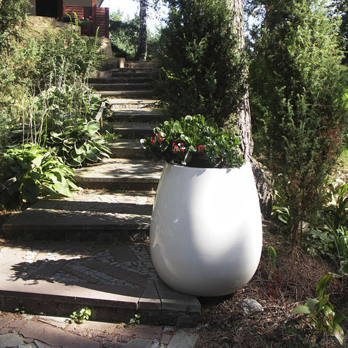 Vaso Da Giardino In Composito AS SIL Astrini Design Rotondo Per