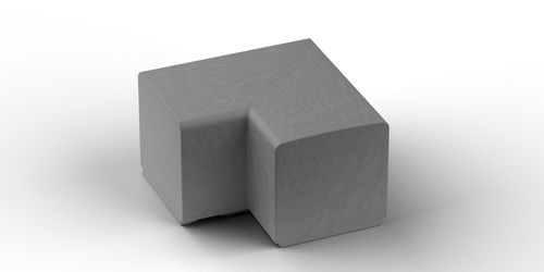 Panca per spazi pubblici modulare - ML05 - Astrini Design - contemporanea / in poliestere / in laminato