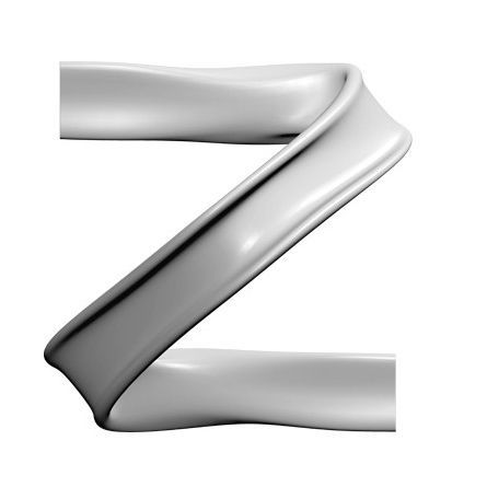 Panca per spazi pubblici design originale - CITY ALPHABET Z - Astrini Design - in laminato / senza braccioli / per parco giochi