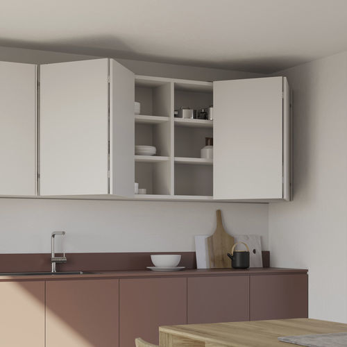 Sistema scorrevole in metallo - Folder - SALICE - per porta di armadietto / per porta in vetro / per porta in legno