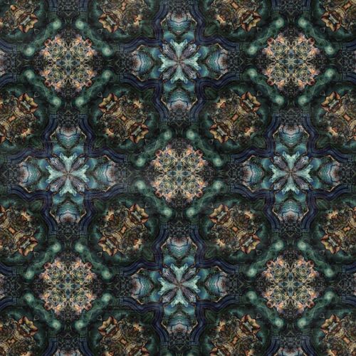 Carta da parati contemporanea - COSMO - La Aurelia Design - a motivi / aspetto tessuto / multicolore