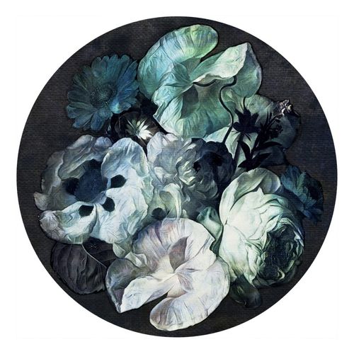Moquette tufted - FLEUR - La Aurelia Design - sintetica / con motivi floreali / bianca
