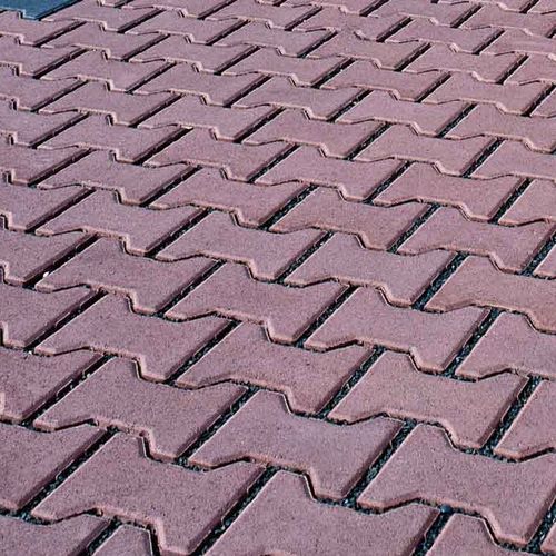 Pavé in calcestruzzo - H - Bivois - da esterno / per parcheggio / testurizzato