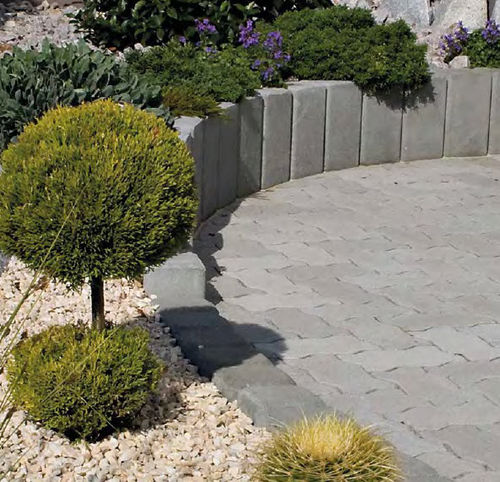 Bordura da giardino - SERRA - Bivois - in calcestruzzo / rettangolare