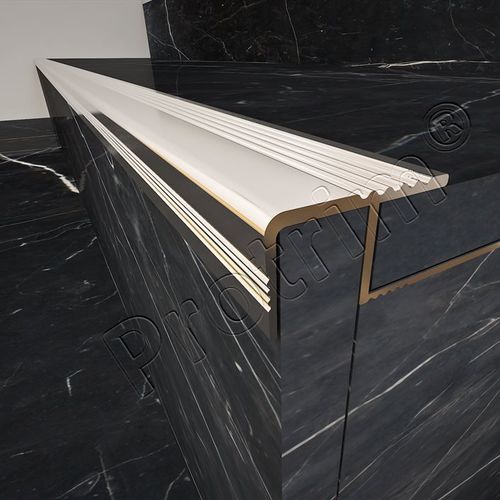 Profilo per gradini in alluminio - PRO-STAIR - Protrim Building Systems - in lega d'alluminio / in alluminio anodizzato / antiscivolo