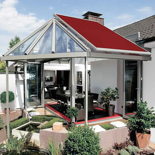 Tenda avvolgibile a rullo - DAZZONI - Aluminante - per veranda / per tetto vetrato / in tessuto