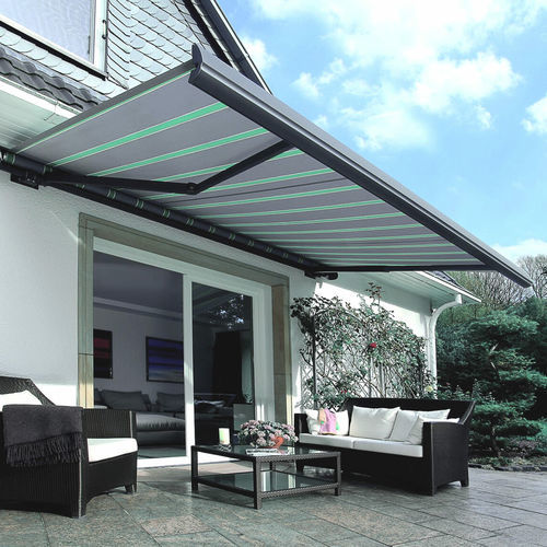 Tenda da sole retrattile - ELIPS - Aluminante - a motore / contract / per terrazza